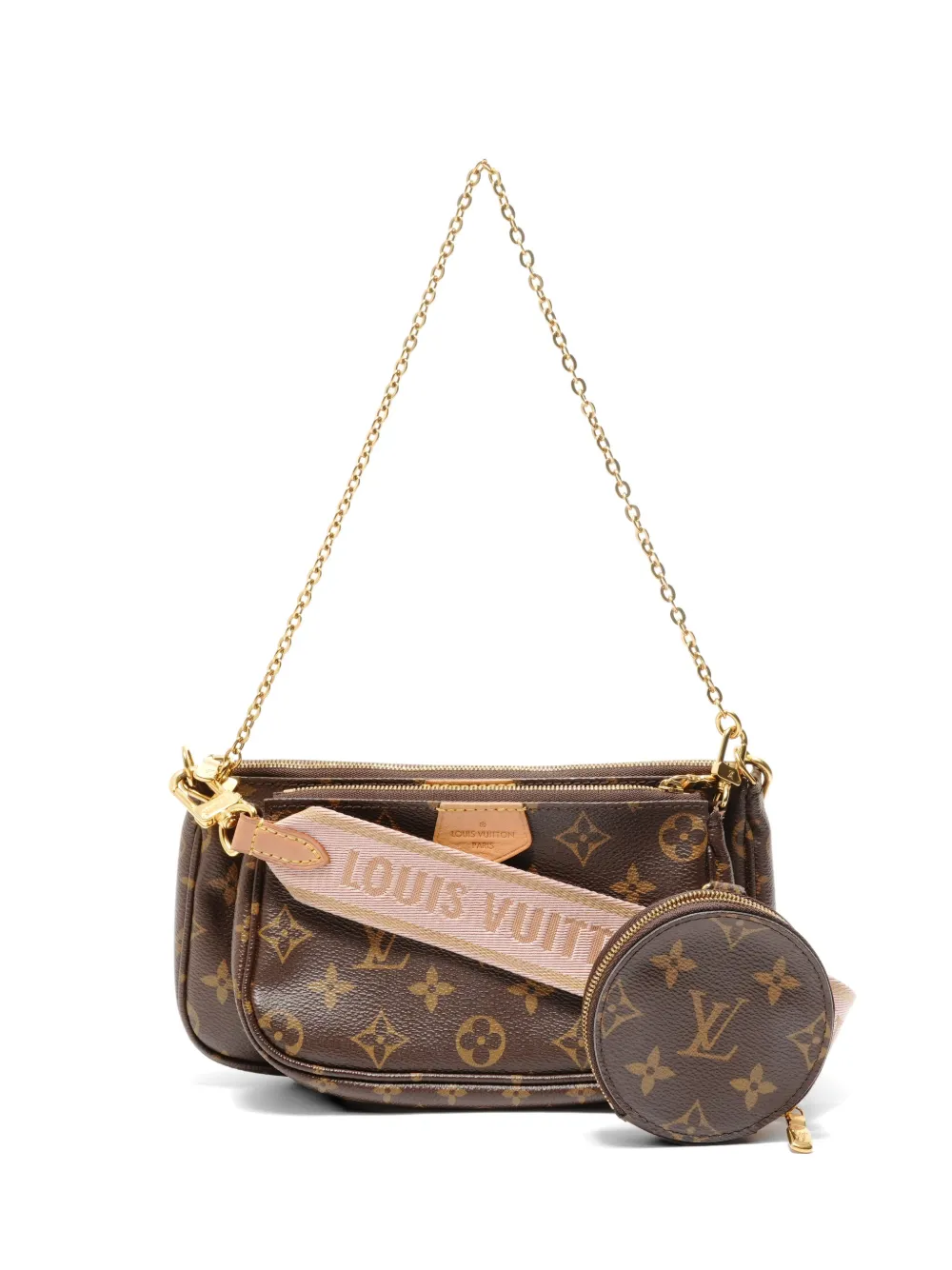 Louis Vuitton Pre-Owned 2021-2025 Multi Pochette Accessoires monogram shoulder bag - Braun