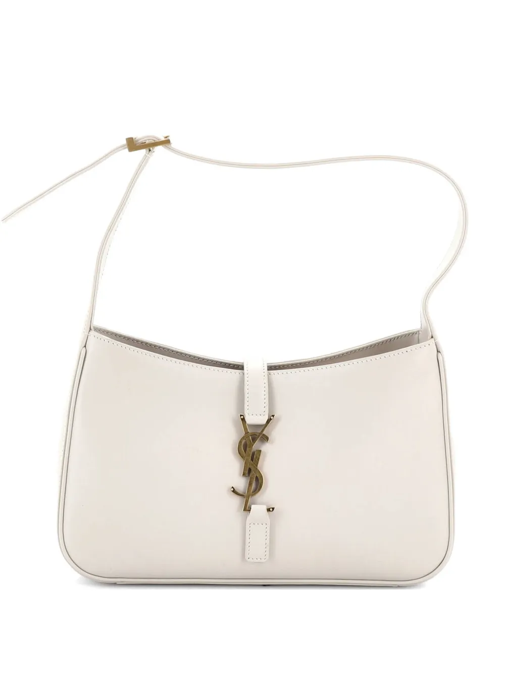 Saint Laurent Pre-Owned Le 5 a 7 Leather Small hobo bag - Toni neutri