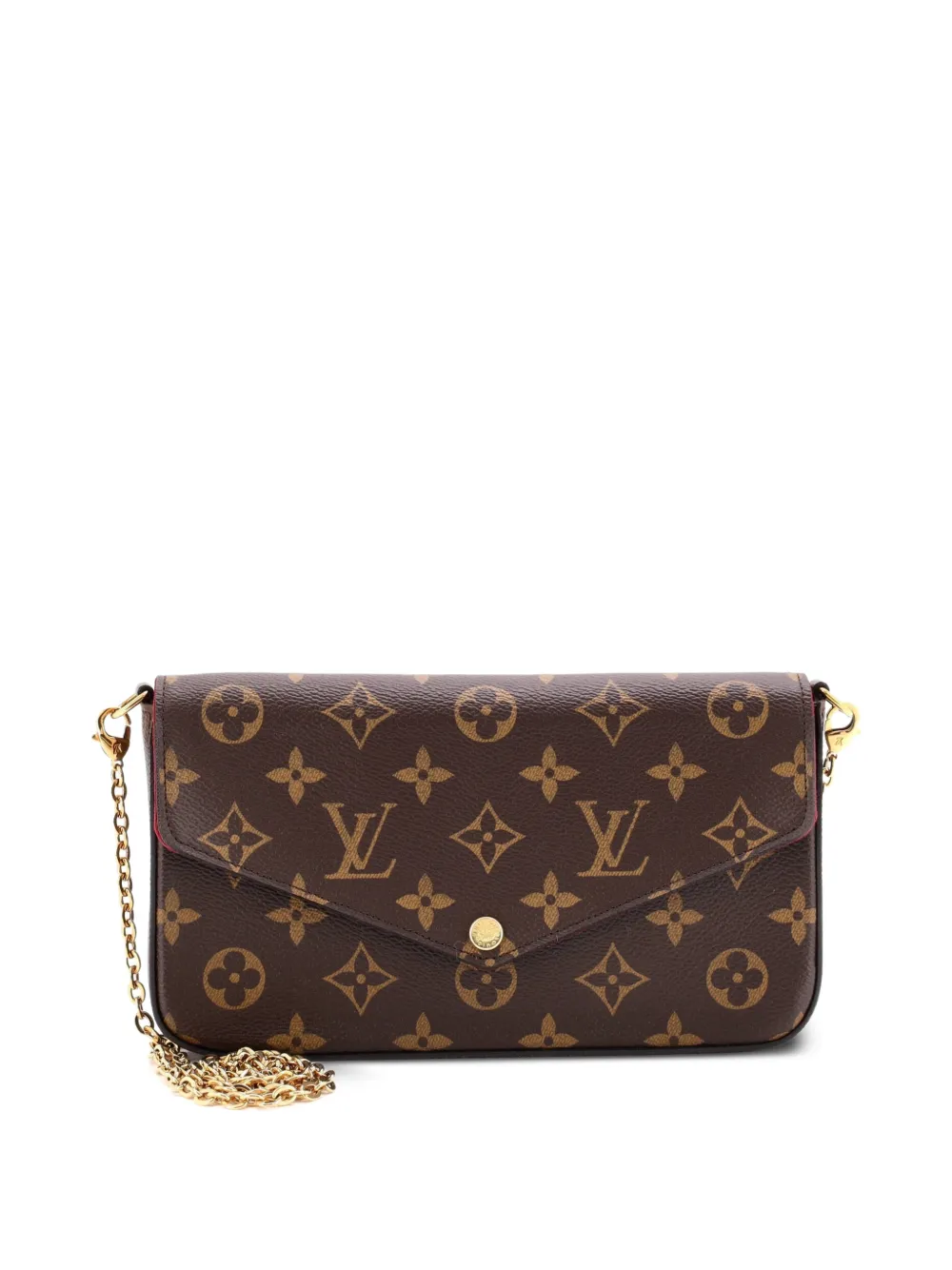 Louis Vuitton Pre-Owned Felicie Pochette Monogram Canvas crossbody bag - Braun