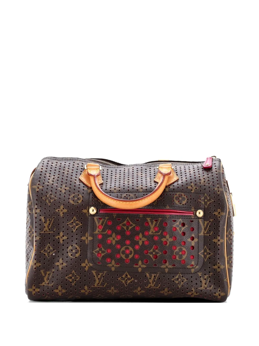 Louis Vuitton Pre-Owned Speedy Handbag Perforated Monogram Canvas 30 satchel - Brown