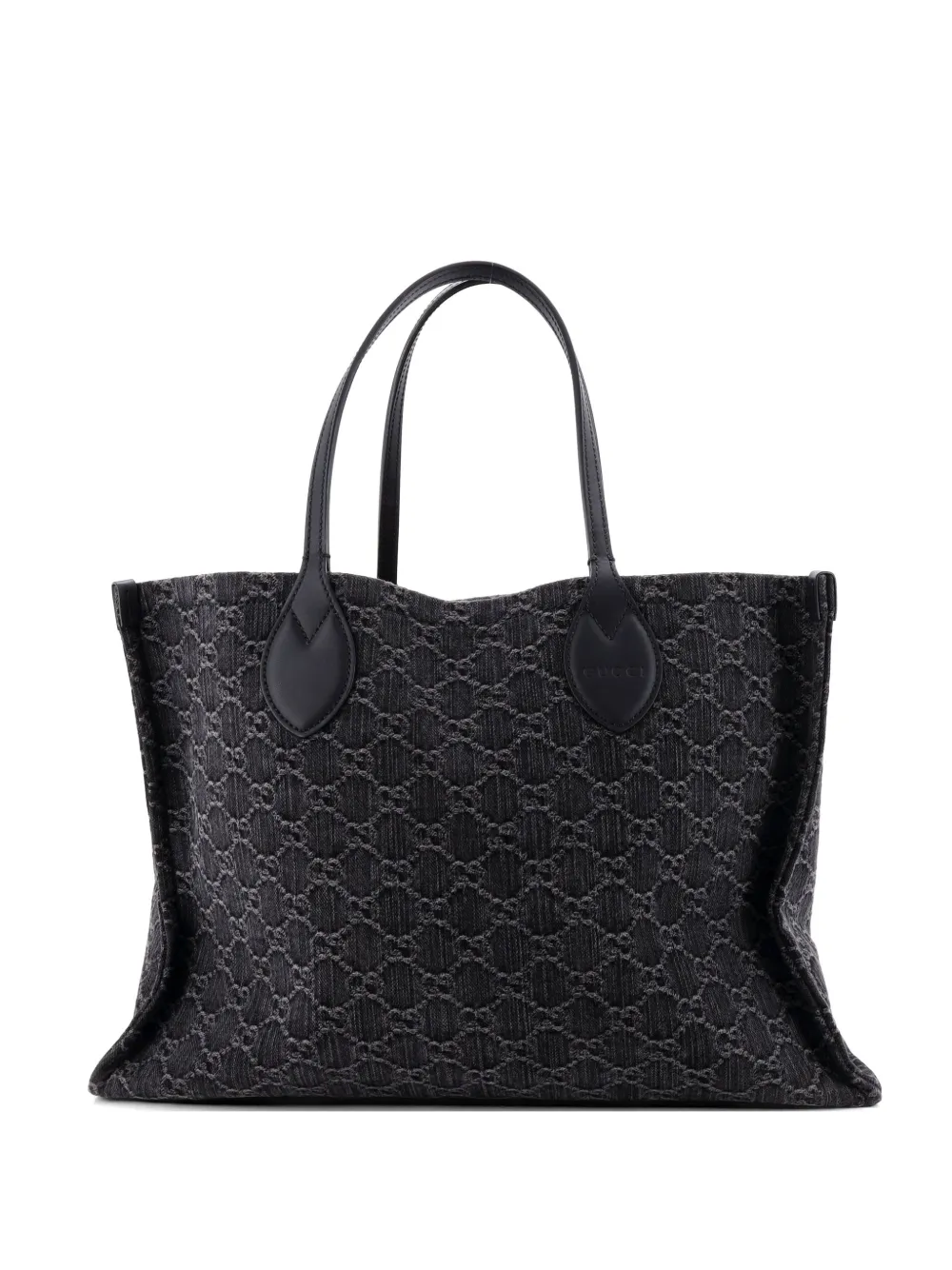 Gucci Pre-Owned Ophidia Shopper GG Denim Large tote bag - Nero
