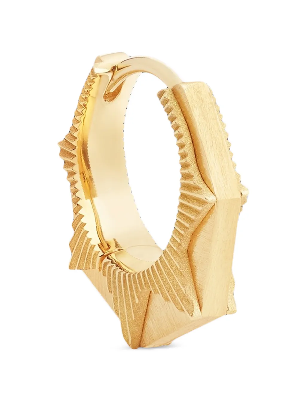 Marie Lichtenberg Small NYC Earring in Gold, view 3