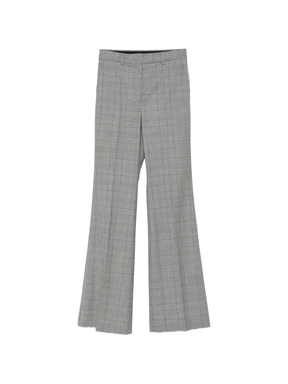 Sportmax Spxanfora Prince of Wales check trousers - Black