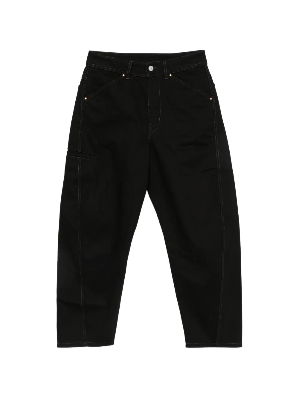 LEMAIRE Twisted tapered jeans - Nero
