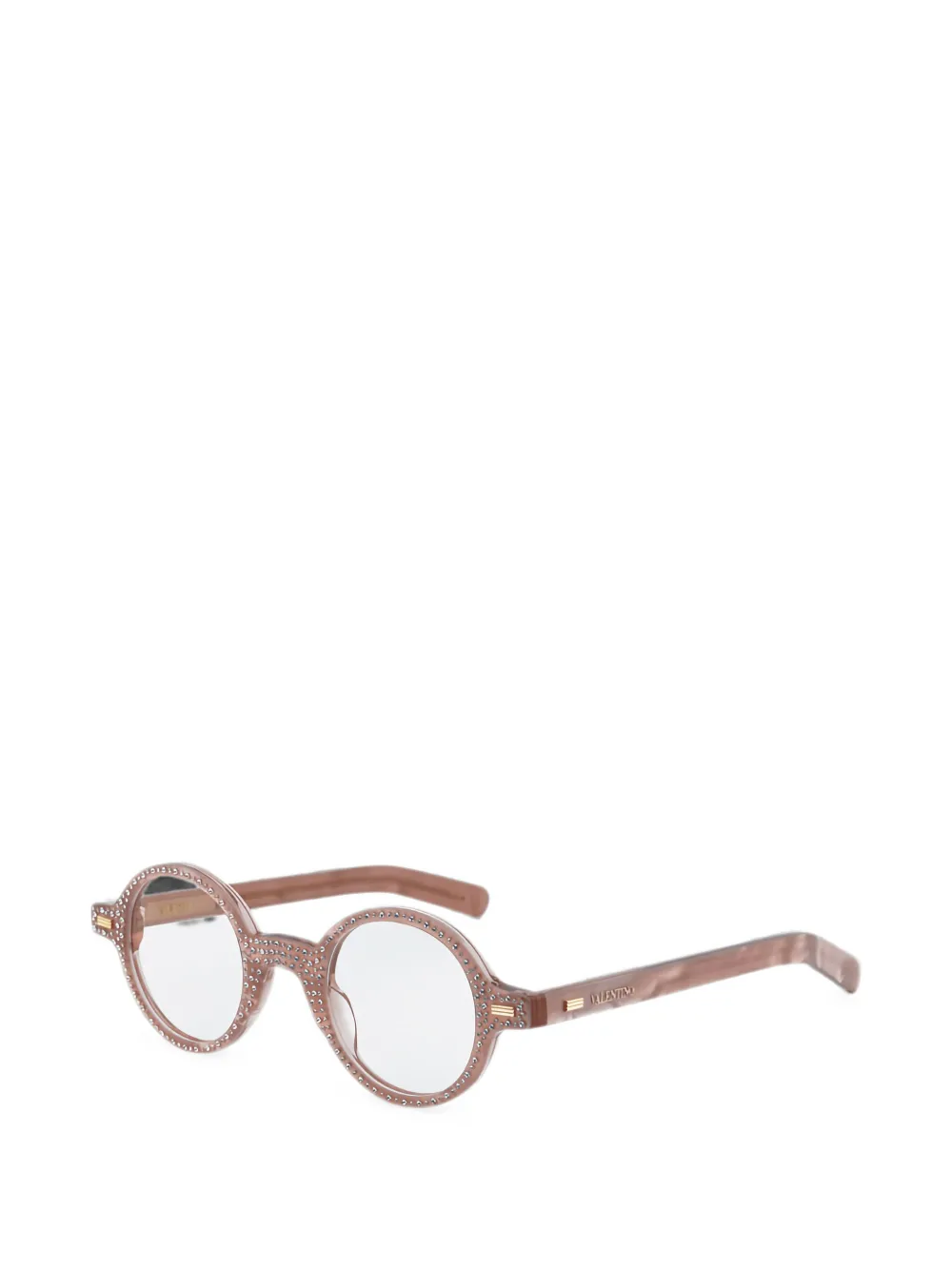 VALENTINO GARAVANI EYEWEAR Bril met rond montuur Roze