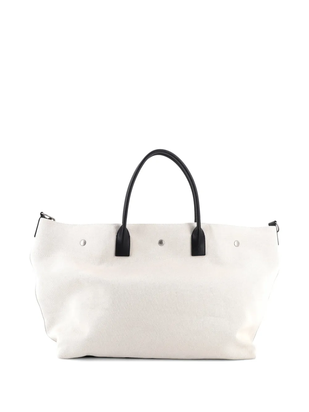 Saint Laurent Pre-Owned Rive Gauche Shopper Canvas Maxi tote bag - Toni neutri