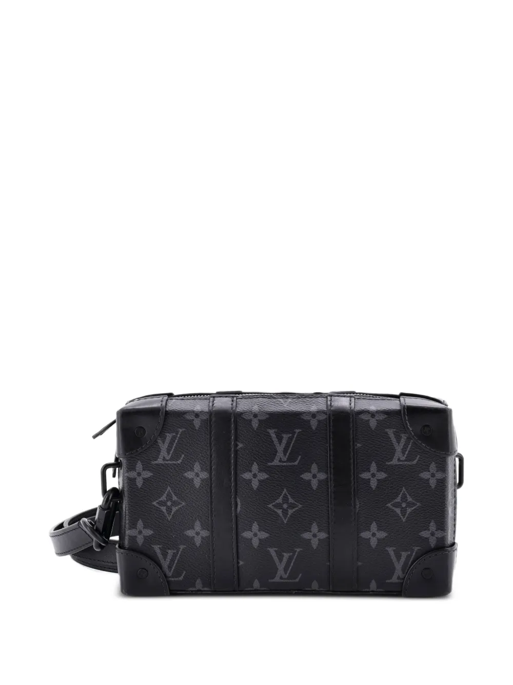 Louis Vuitton Pre-Owned Soft Trunk Wallet Monogram Eclipse Canvas clutch bag - Black