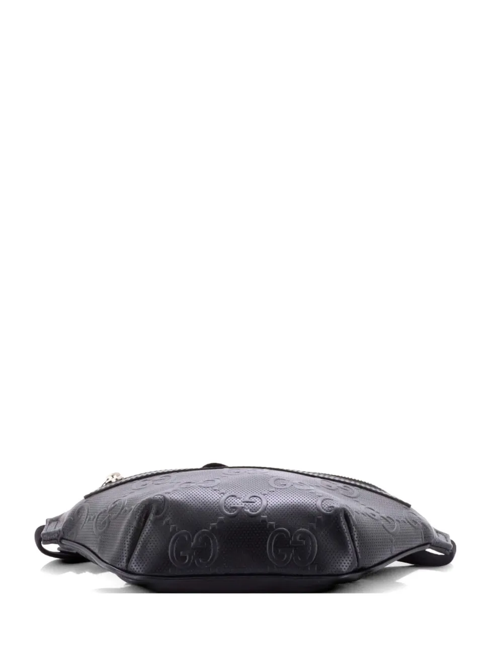 Gucci Pre-Owned GG Embossed Perforated Leather Small belt bag - Nero