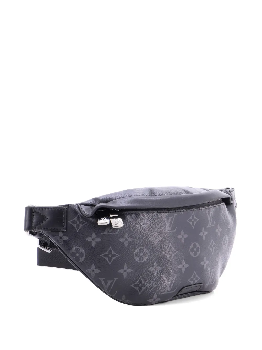 Louis Vuitton Pre-Owned Discovery Bumbag Monogram Eclipse Canvas belt bag - Nero