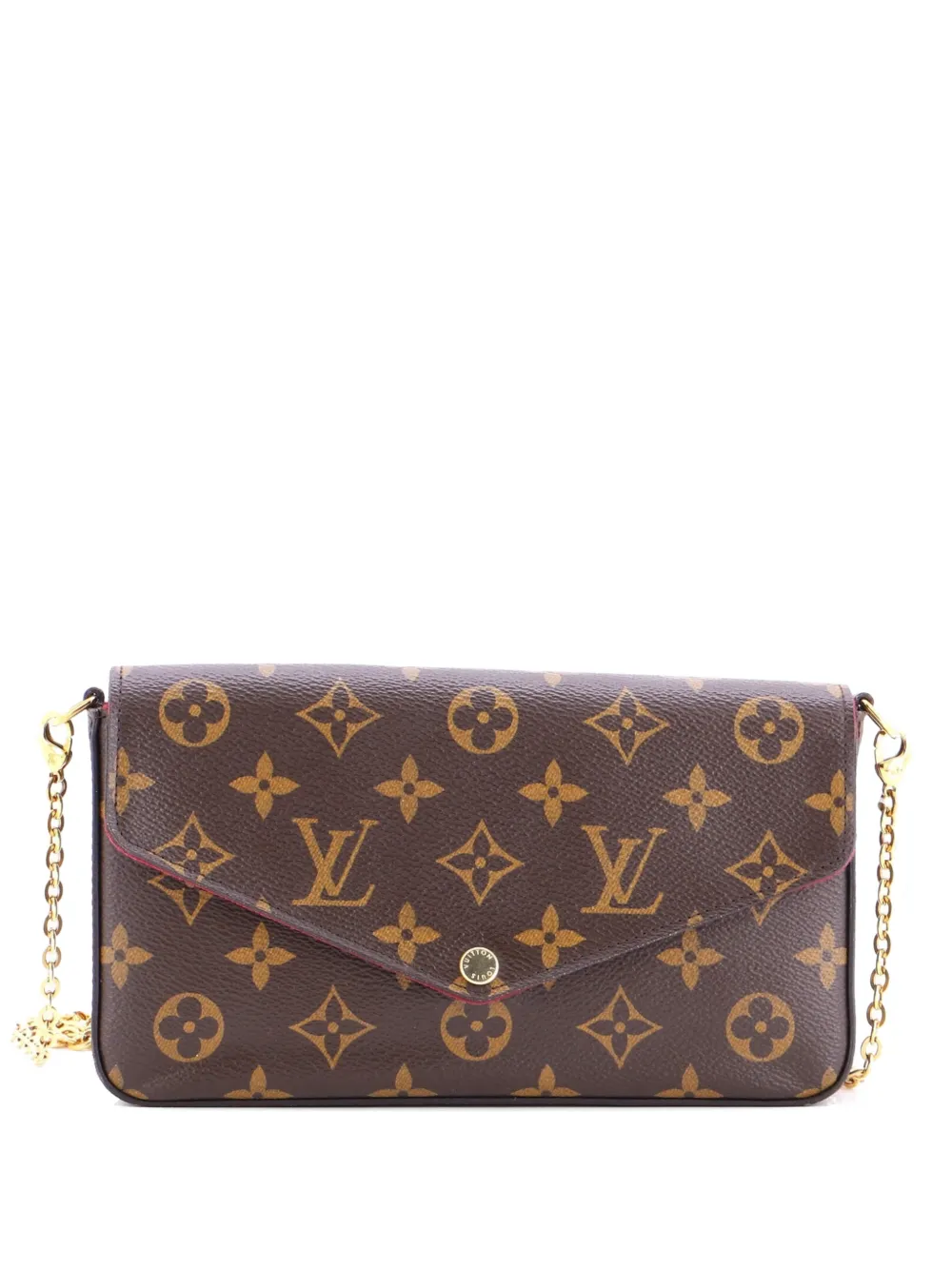 Louis Vuitton Pre-Owned Felicie Pochette Monogram Canvas crossbody bag - Marrone