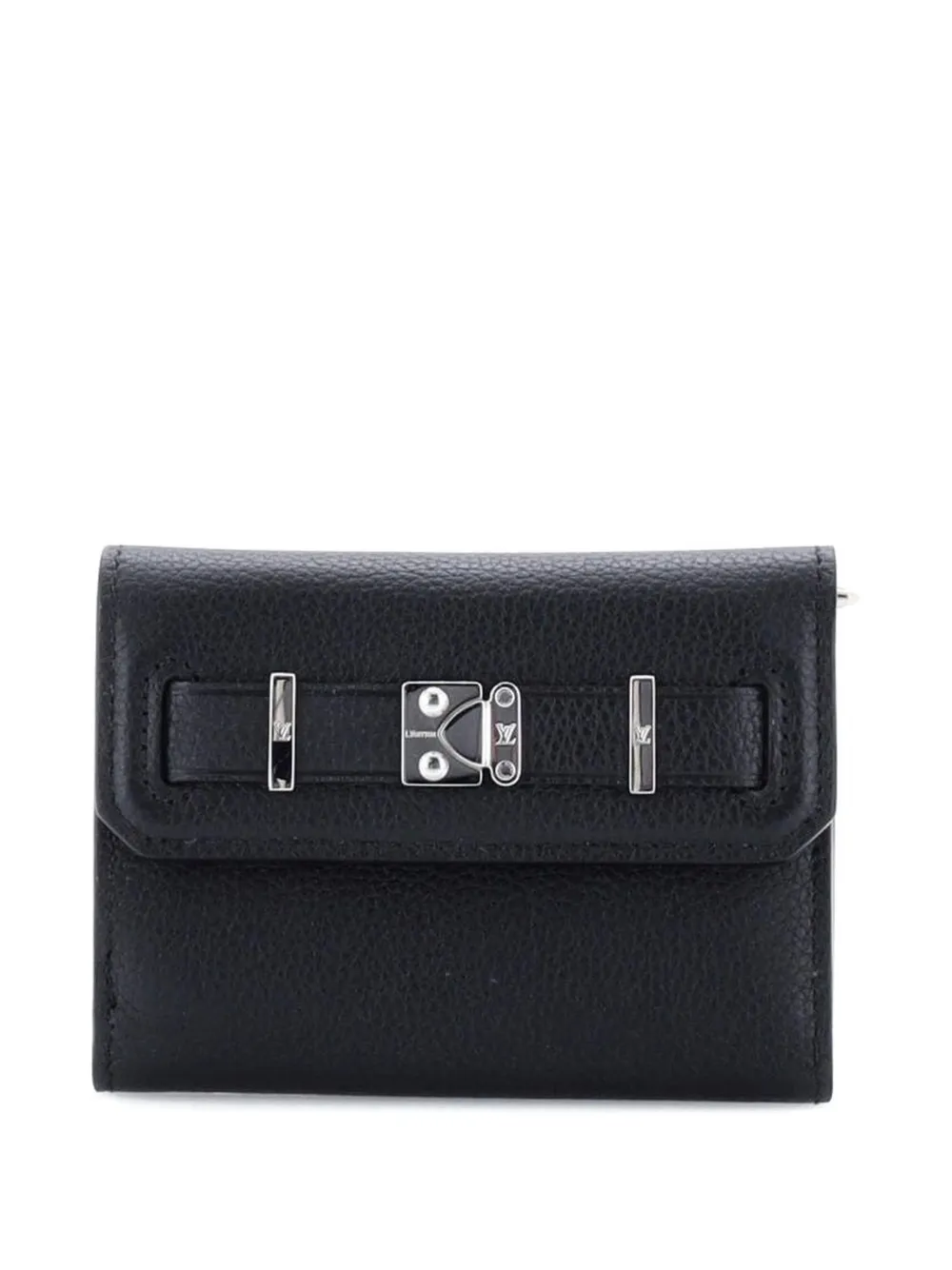 Louis Vuitton Pre-Owned Georges Wallet Leather small wallets - Schwarz