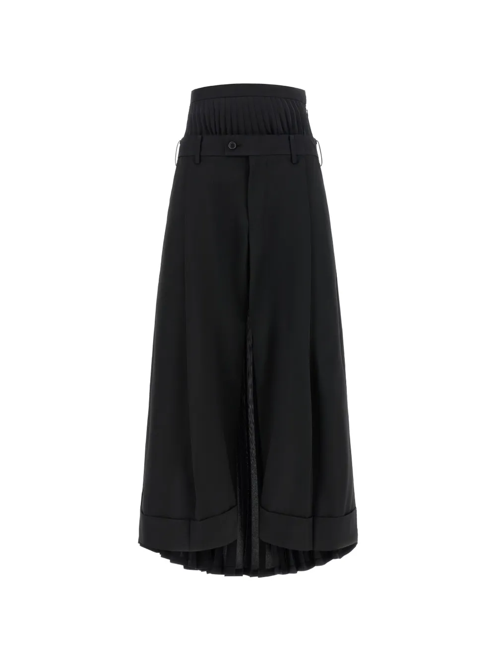 Junya Watanabe pleated trousers - Nero
