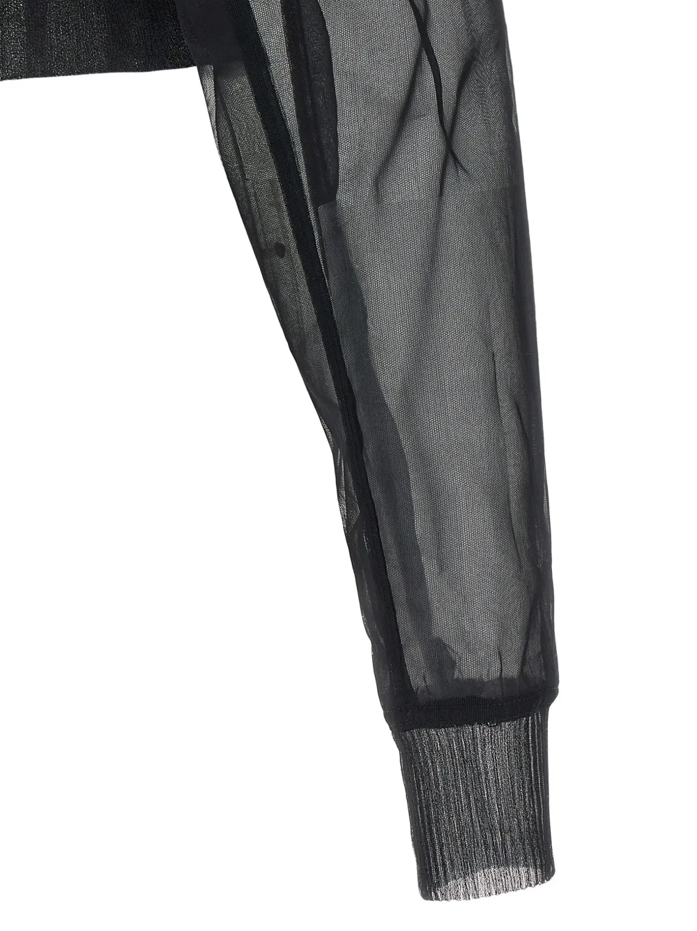 Rick Owens Cropped bomberjack met dracu-kraag Zwart