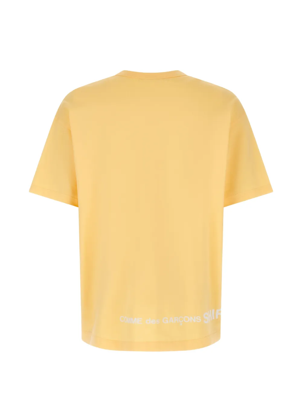 Comme Des Garçons Shirt T-shirt met logoprint Oranje