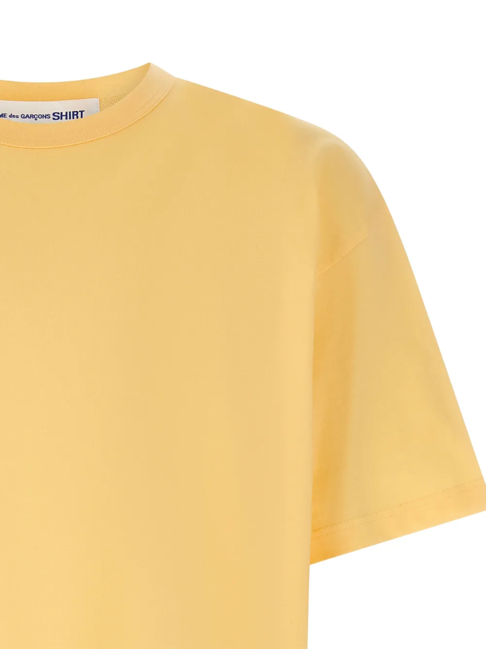 Comme Des Garçons Shirt T-shirt met logoprint Oranje