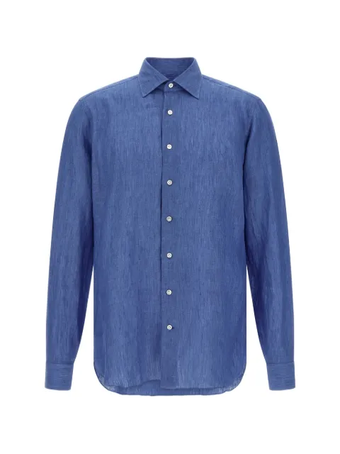 BORRIELLO NAPOLI buttoned linen shirt