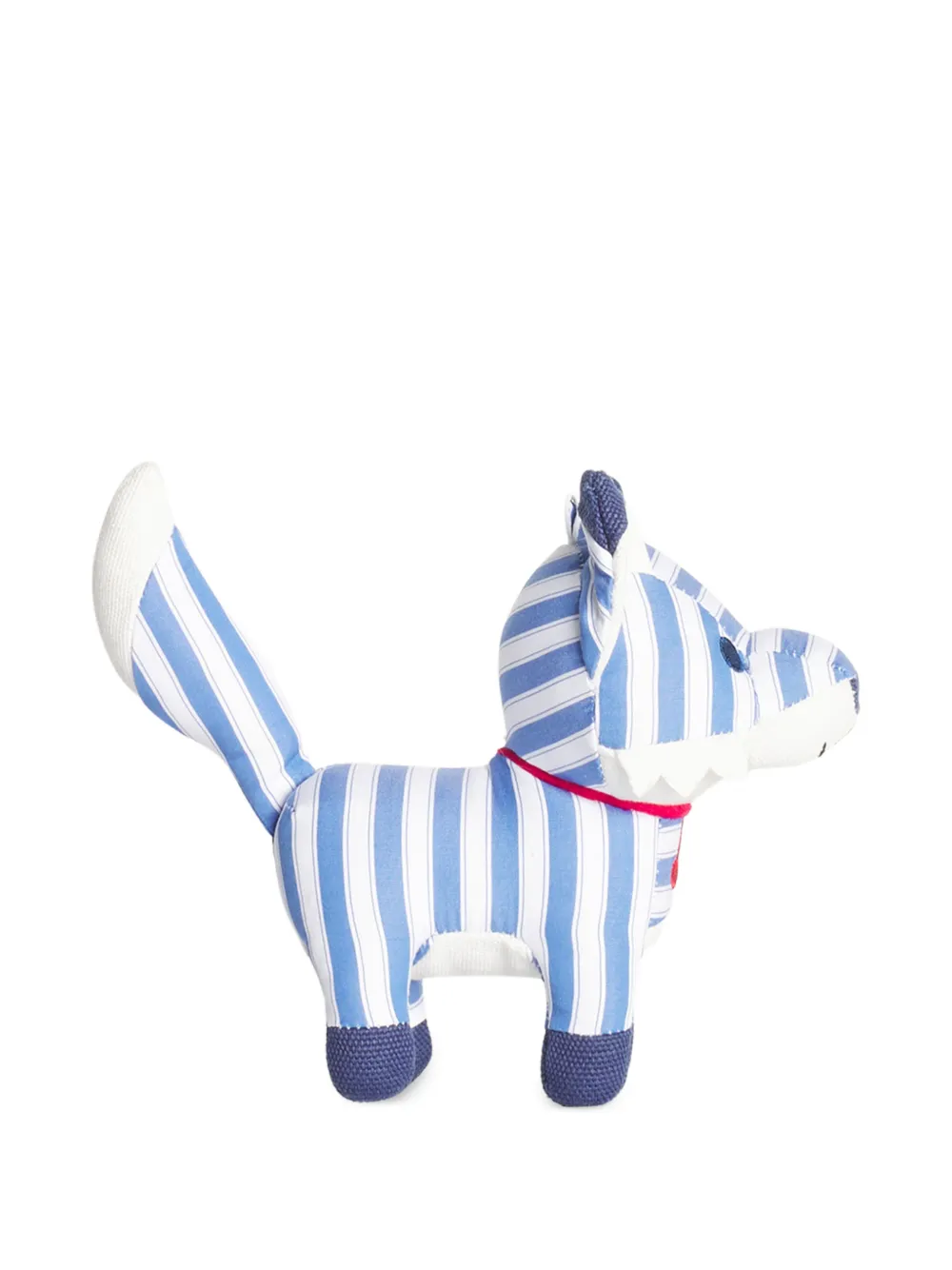 MAISON KITSUNE KIDS x Bonpoint gestreepte katoenen knuffel met kersen Blauw