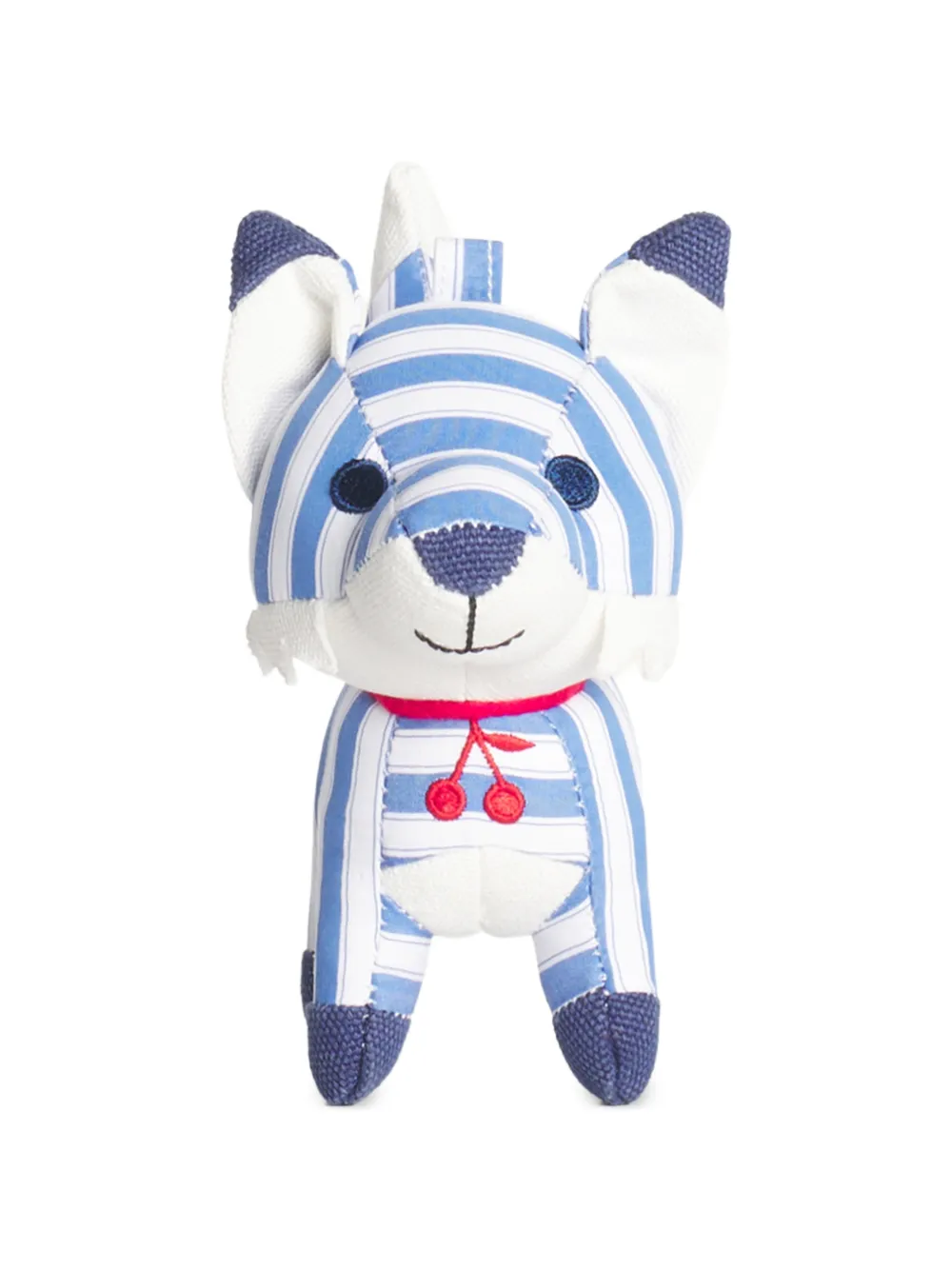 MAISON KITSUNE KIDS x Bonpoint cherry striped cotton toy - Blau