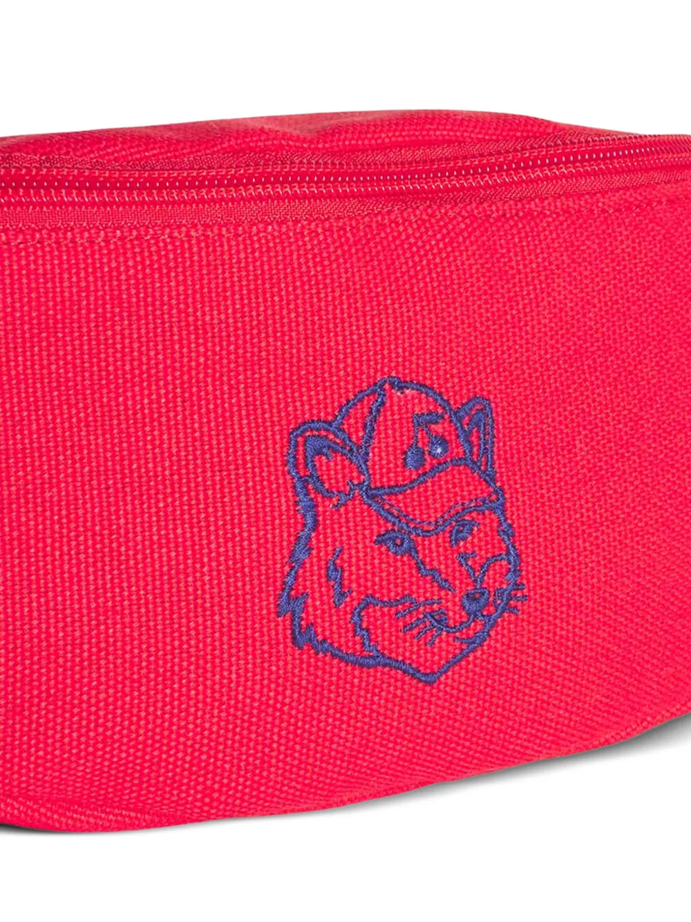 MAISON KITSUNE KIDS x Bonpoint Leroy heuptas met geborduurde vos Rood