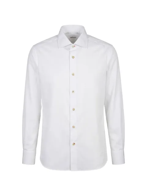 Kiton long-sleeve cotton shirt