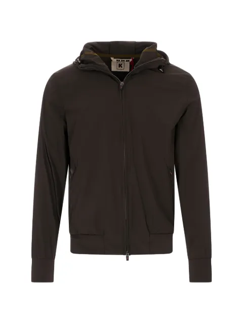 Kired zip-up hooded jacket