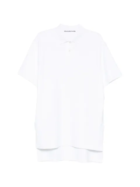 Alexander Wang vestido corto con logo bordado