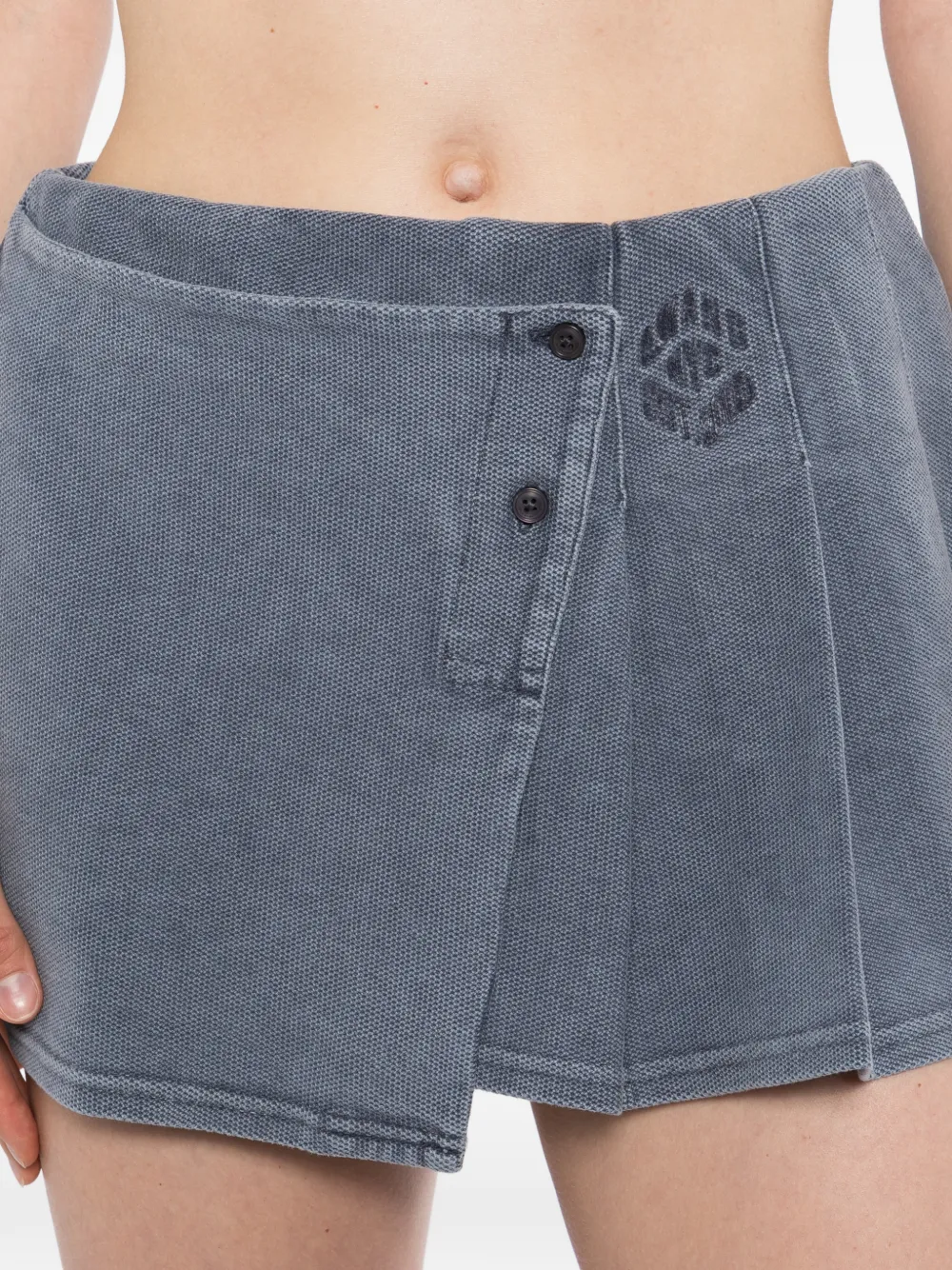Alexander Wang Geplooide wikkelrok Blauw
