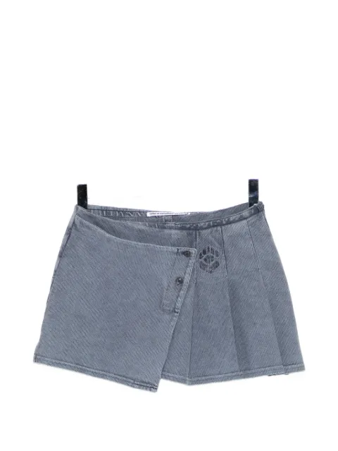 Alexander Wang pleated wrap mini skirt