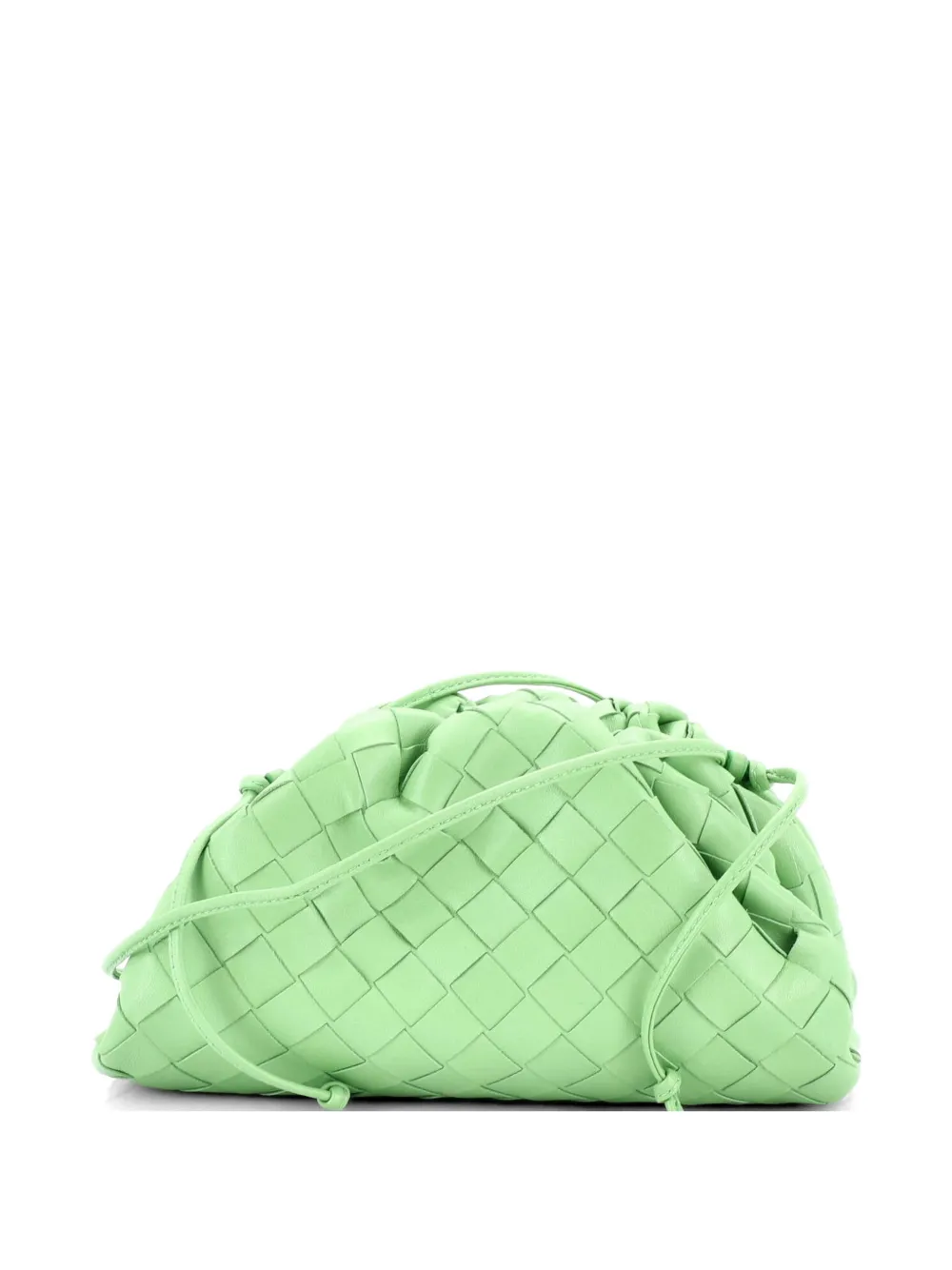 Bottega Veneta Pre-Owned The Pouch Intrecciato Nappa Mini crossbody bag - Verde