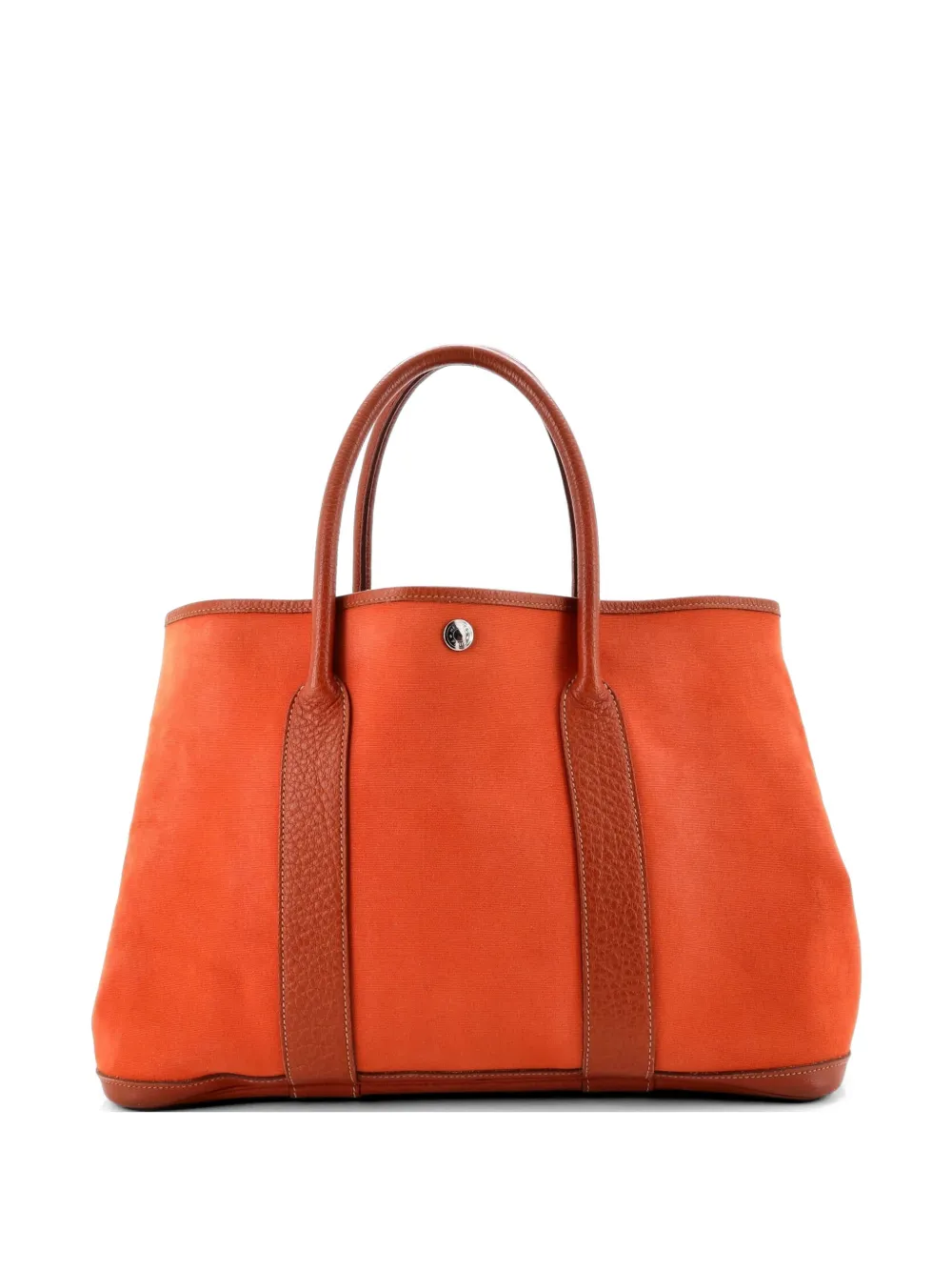 Hermès Pre-Owned Garden Party Toile and Leather 36 tote bag - Orange