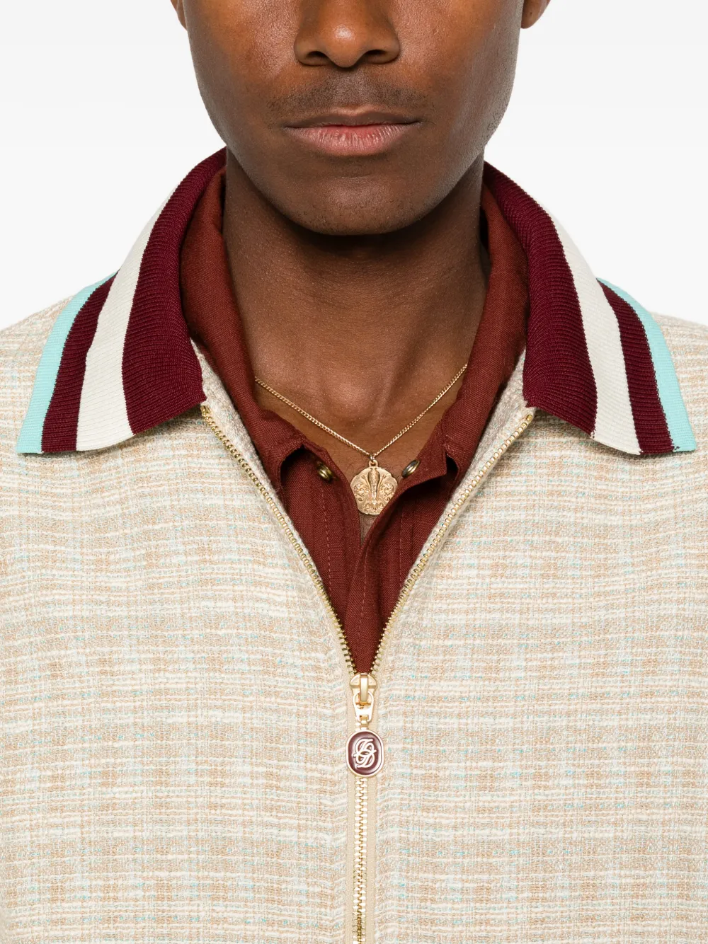 Drôle De Monsieur Tweed jack Beige