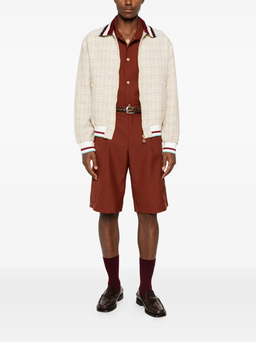 Drôle De Monsieur Tweed jack Beige