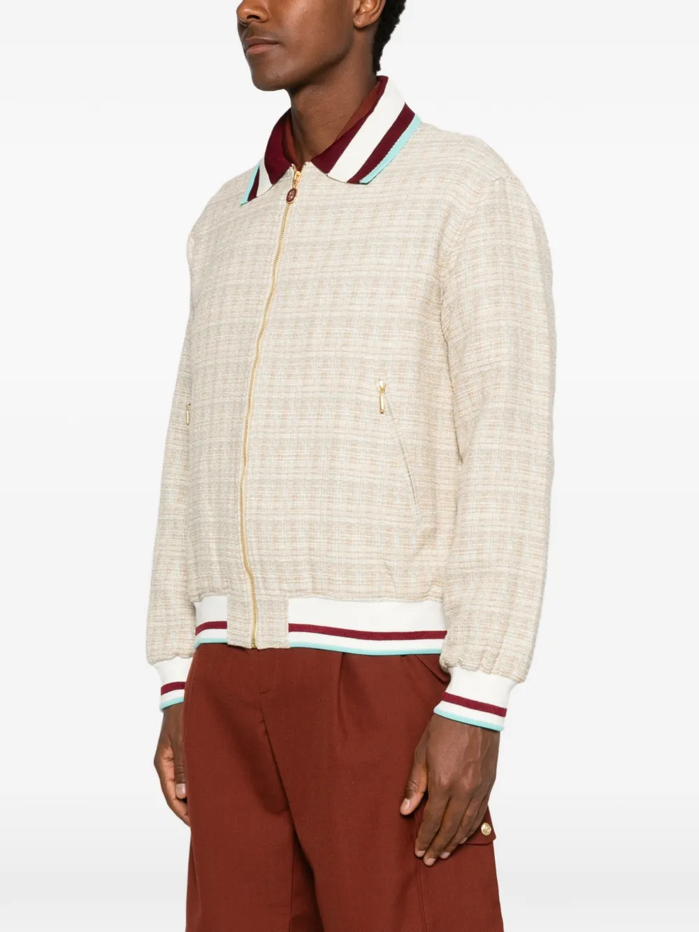 Drôle De Monsieur Tweed jack Beige
