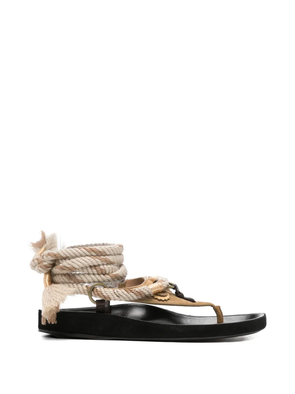ISABEL MARANT Onya flat sandals - Braun