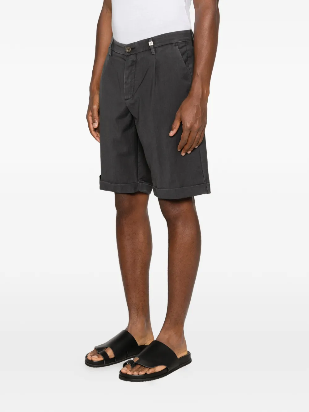 Myths Geplooide shorts Grijs