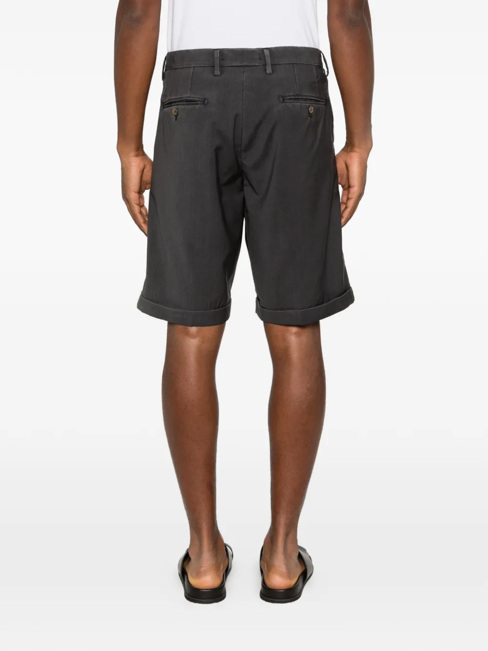 Myths Geplooide shorts Grijs