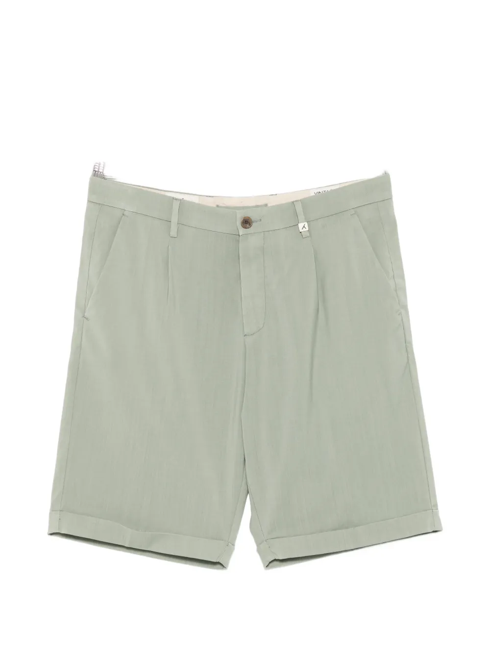 Myths Pleated Shorts In Green