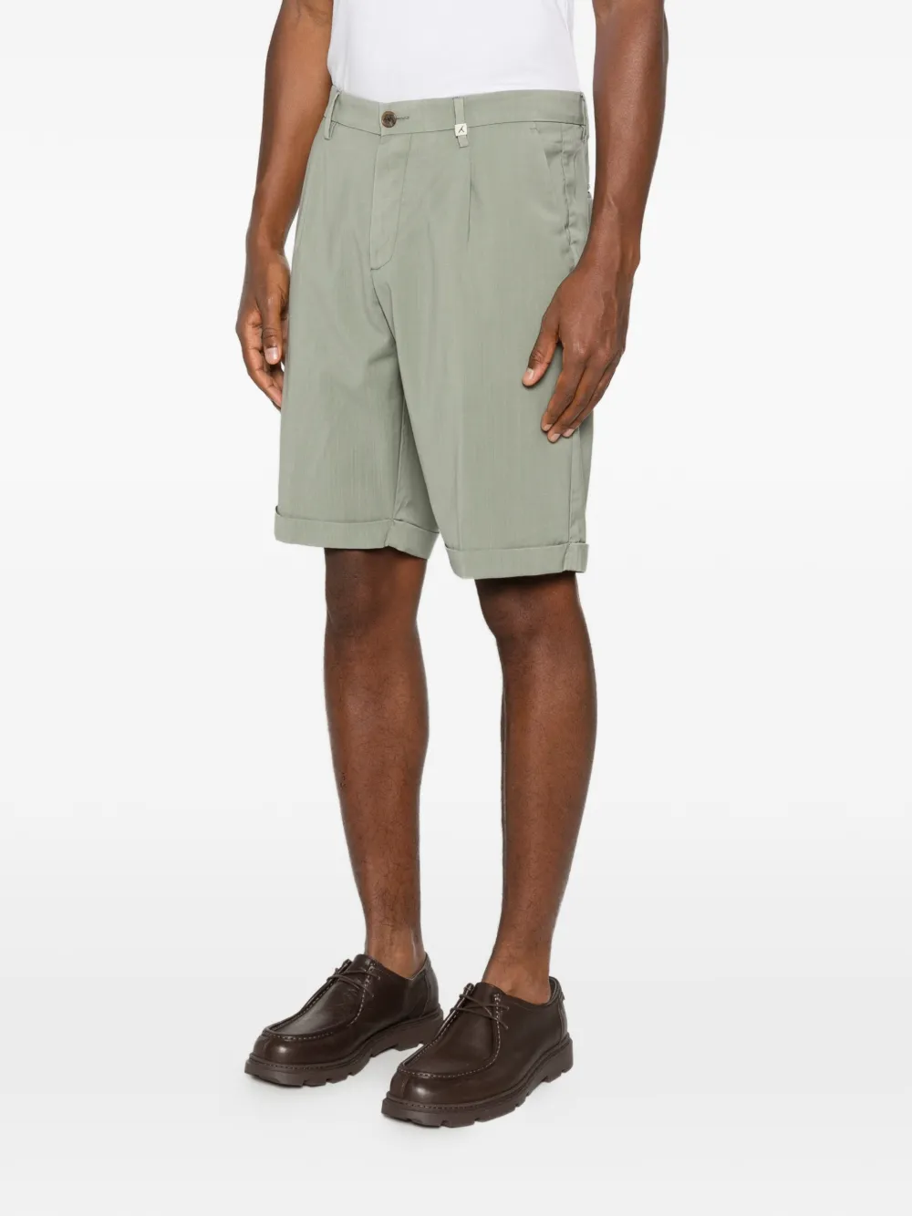 Myths Geplooide shorts Groen