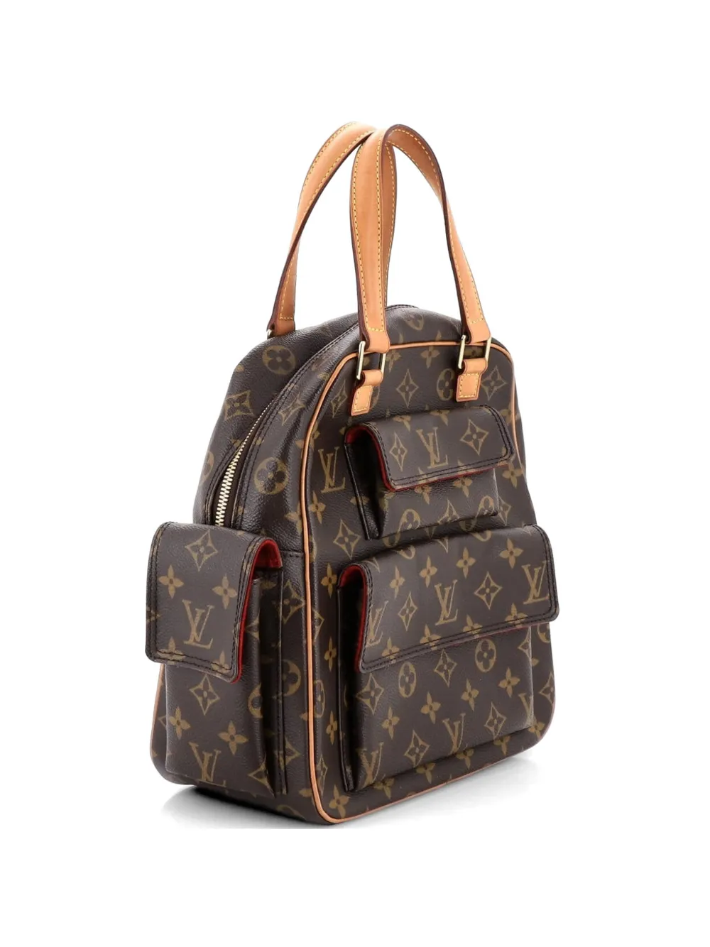 Louis Vuitton Pre-Owned Excentri-Cite Handbag Monogram Canvas satchel - Marrone