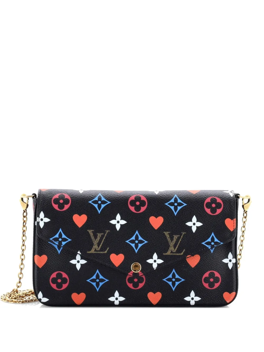 Louis Vuitton Pre-Owned Felicie Pochette Limited Edition Game On Multicolor Monogram clutch bag - Schwarz