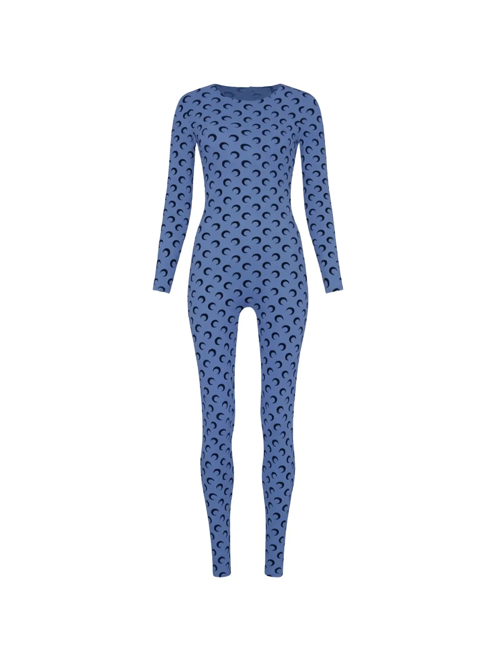 Marine Serre Moon-print jumpsuit - Blu
