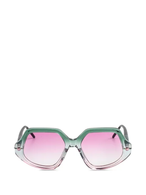 Kuboraum P20 Miami geometric-frame sunglasses
