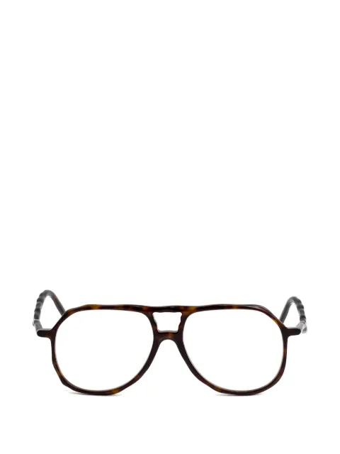 Kuboraum L10 pilot-frame glasses