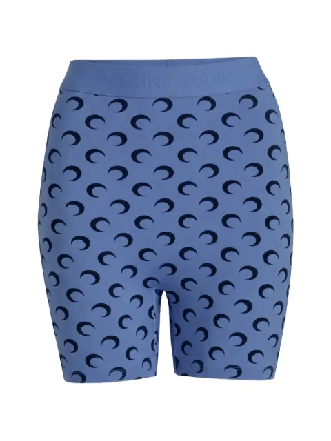 Marine Serre moon-print mini shorts