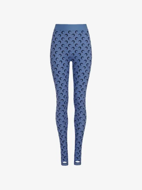Marine Serre Moon-print jersey leggings