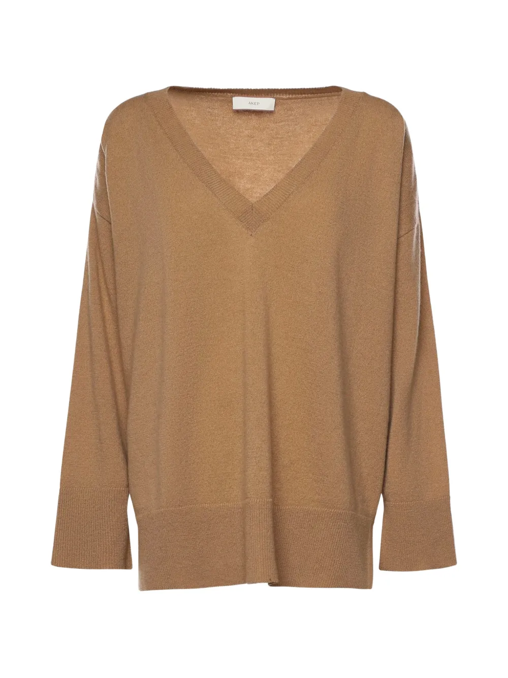 Akep V-neck sweater - Marrone