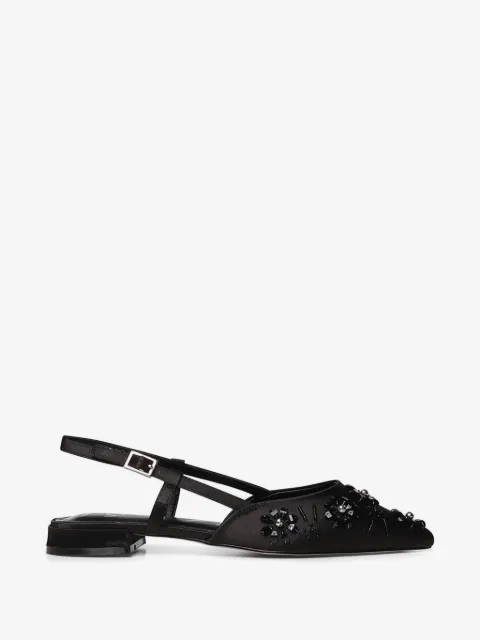 V°73 Kayla beaded slingback flat pumps