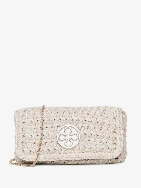 V°73 crochet-knit Greta shoulder bag