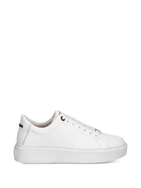 Alexander Smith London pebbled-leather platform sneakers
