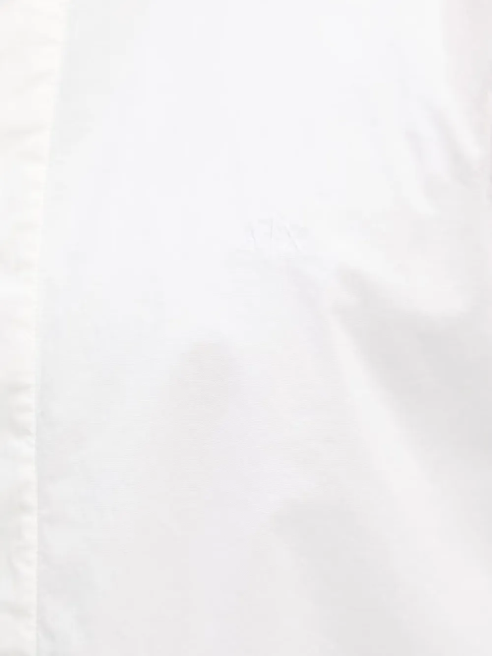 Armani Exchange Overhemd met geborduurd logo Wit